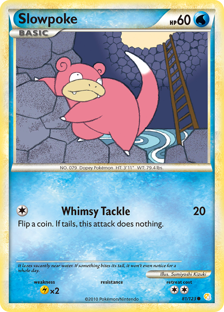 Slowpoke (81/123) [HeartGold & SoulSilver: Base Set] | Odin's Place