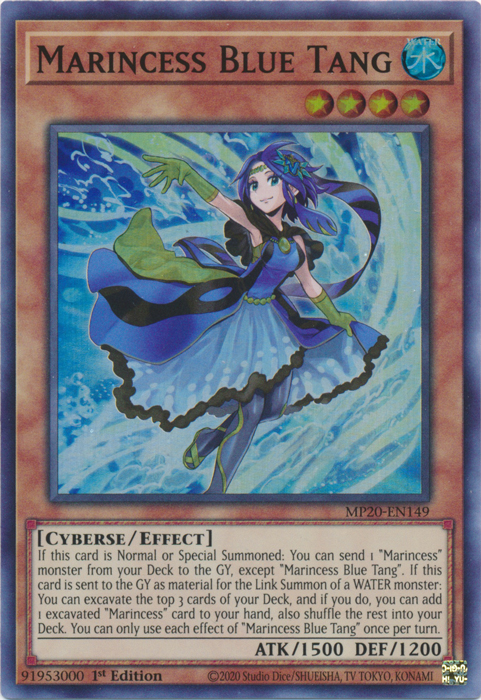 Marincess Blue Tang [MP20-EN149] Super Rare | Odin's Place