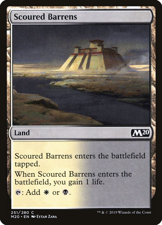 Scoured Barrens [Core Set 2020] | Odin's Place
