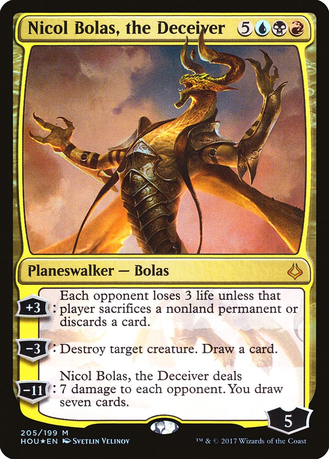 Nicol Bolas, the Deceiver (205) [Hour of Devastation] | Odin's Place