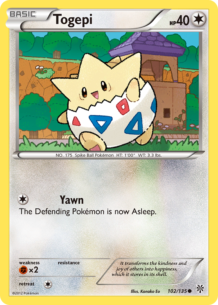 Togepi (102/135) [Black & White: Plasma Storm] | Odin's Place