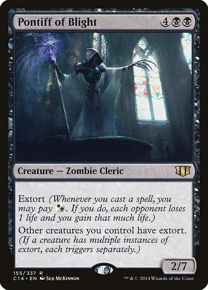 Pontiff of Blight (155) [Commander 2014] | Odin's Place