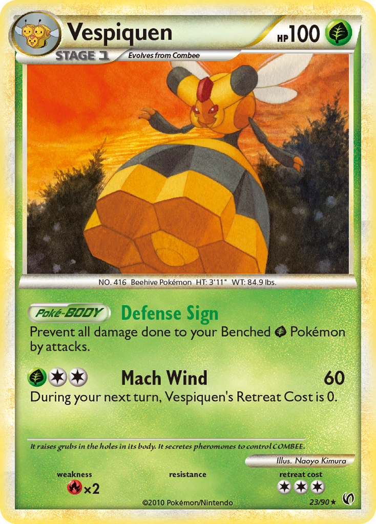 Vespiquen (23/90) [HeartGold & SoulSilver: Undaunted] | Odin's Place