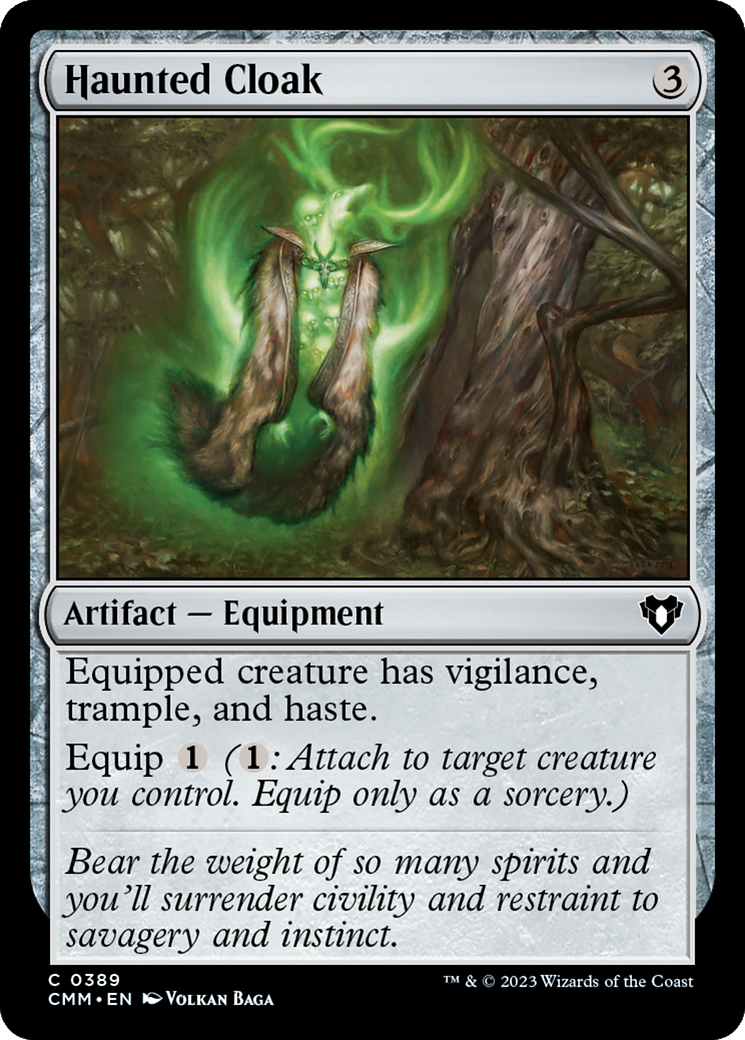 Haunted Cloak [Commander Masters] | Odin's Place