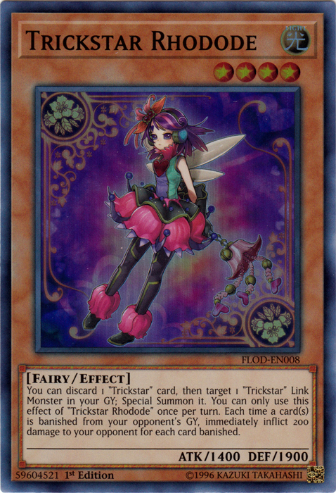 Trickstar Rhodode [FLOD-EN008] Super Rare | Odin's Place
