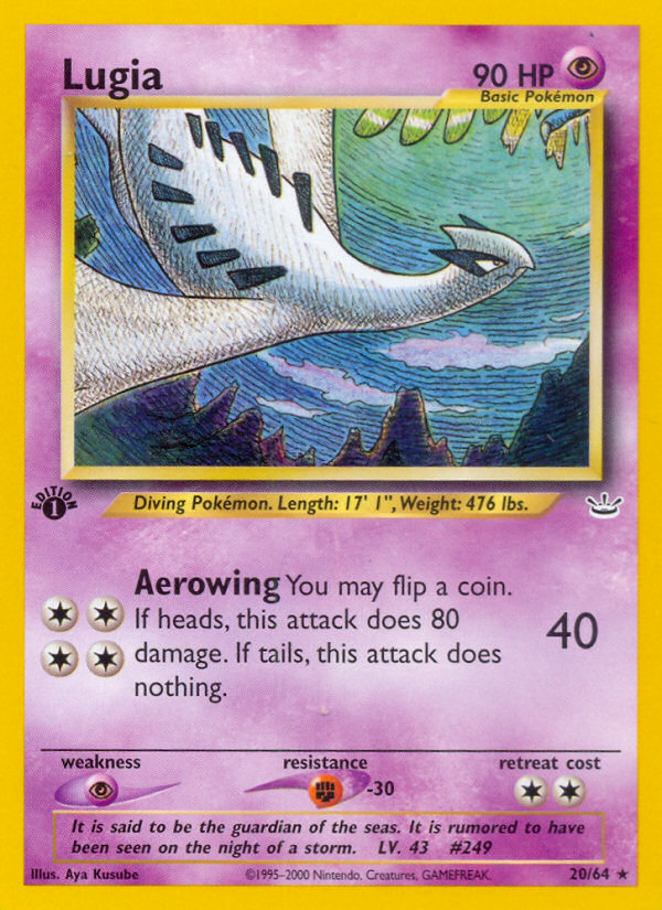 Lugia (20/64) [Neo Revelation 1st Edition] | Odin's Place