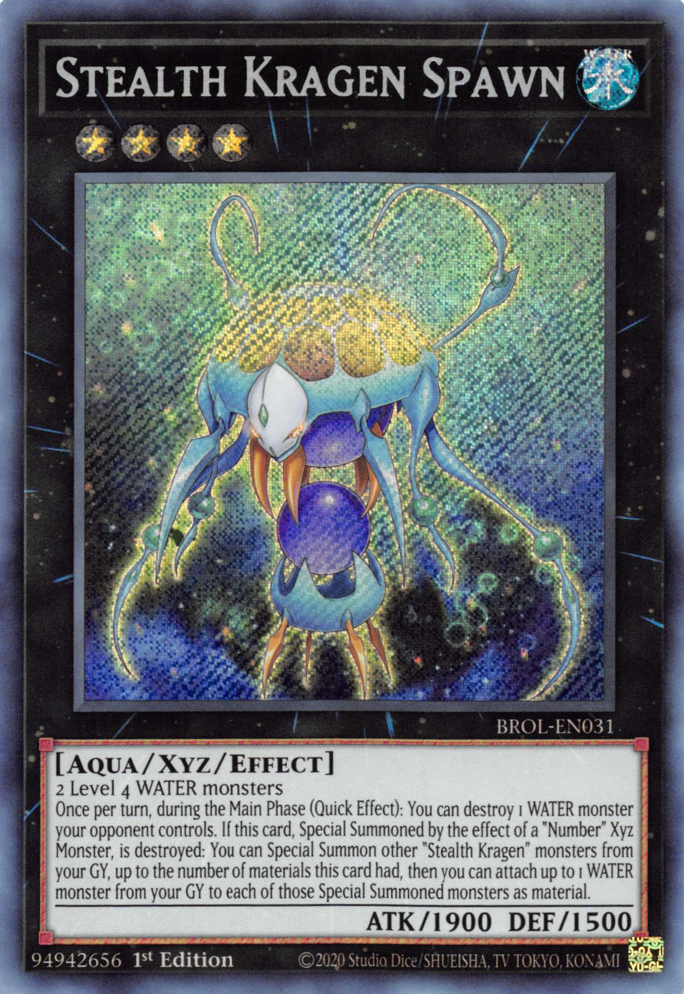 Stealth Kragen Spawn [BROL-EN031] Secret Rare | Odin's Place