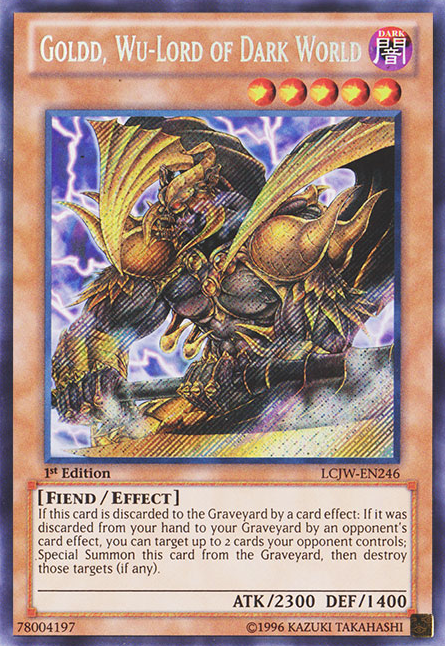 Goldd, Wu-Lord of Dark World [LCJW-EN246] Secret Rare | Odin's Place