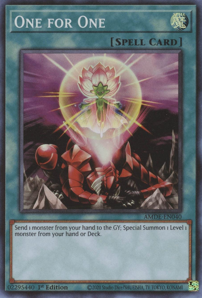 One for One [AMDE-EN040] Super Rare | Odin's Place