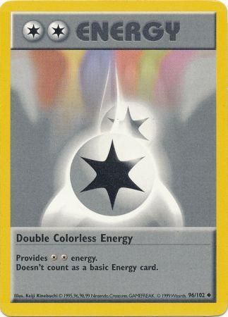 Double Colorless Energy (96/102) [Base Set Shadowless Unlimited] | Odin's Place