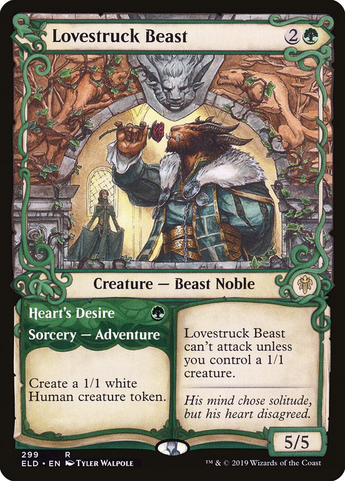 Lovestruck Beast // Heart's Desire (Showcase) [Throne of Eldraine] | Odin's Place