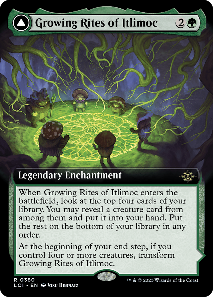 Growing Rites of Itlimoc // Itlimoc, Cradle of the Sun (Extended Art) [The Lost Caverns of Ixalan] | Odin's Place