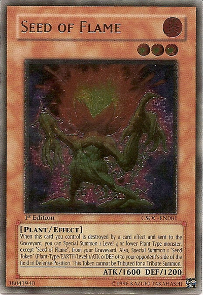 Seed of Flame (UTR) [CSOC-EN081] Ultimate Rare | Odin's Place