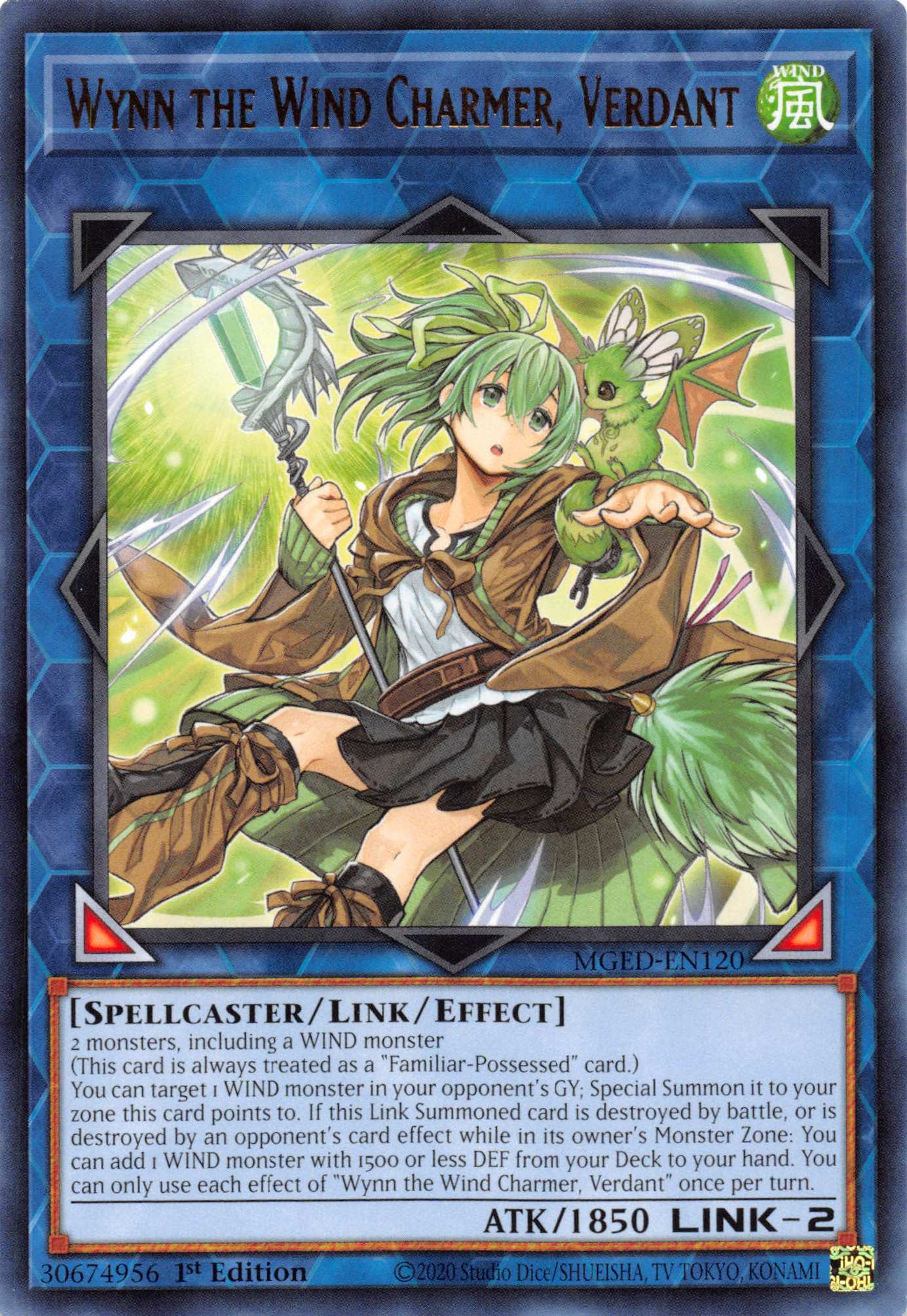 Wynn the Wind Charmer, Verdant [MGED-EN120] Rare | Odin's Place