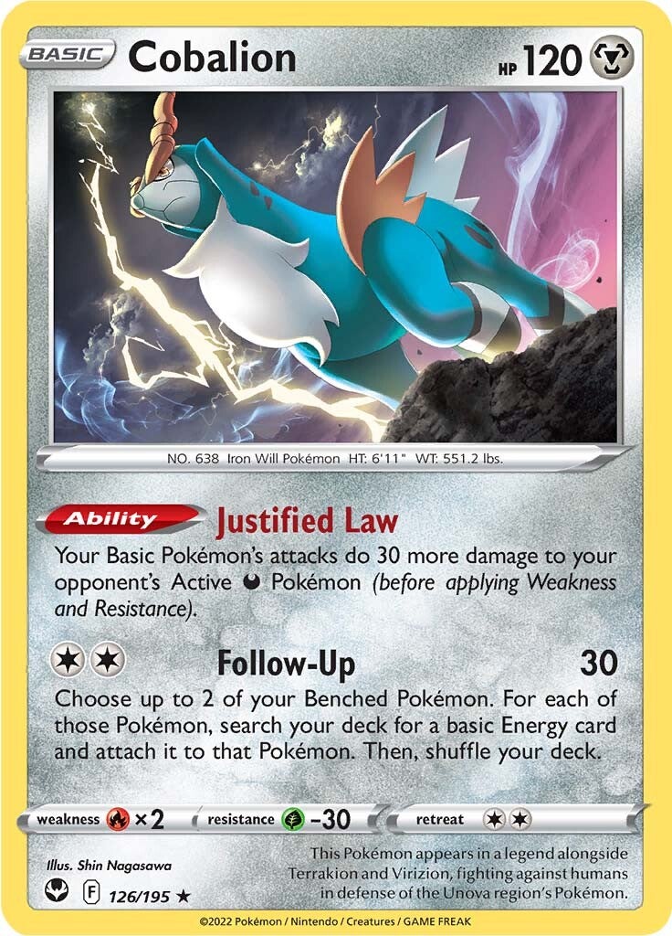 Cobalion (126/195) [Sword & Shield: Silver Tempest] | Odin's Place
