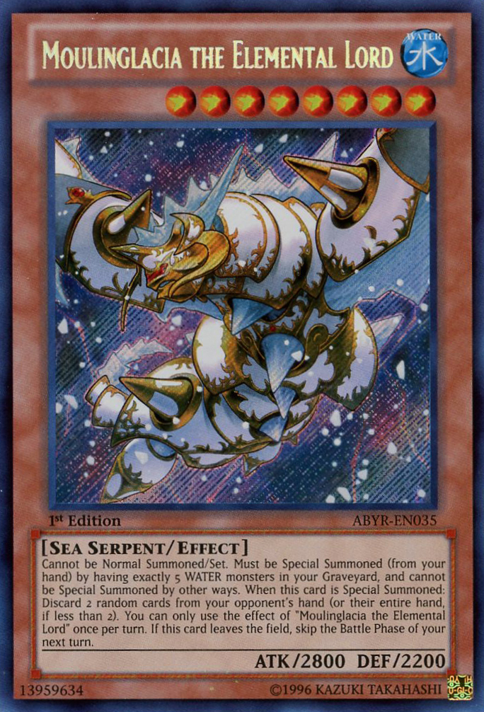 Moulinglacia the Elemental Lord [ABYR-EN035] Secret Rare | Odin's Place