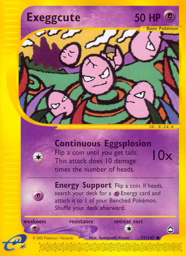 Exeggcute (77/147) [Aquapolis] | Odin's Place