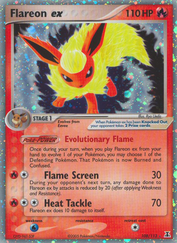 Flareon ex (108/113) [EX: Delta Species] | Odin's Place