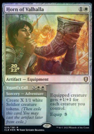 Horn of Valhalla // Ysgard's Call [Commander Legends: Battle for Baldur's Gate Prerelease Promos] | Odin's Place