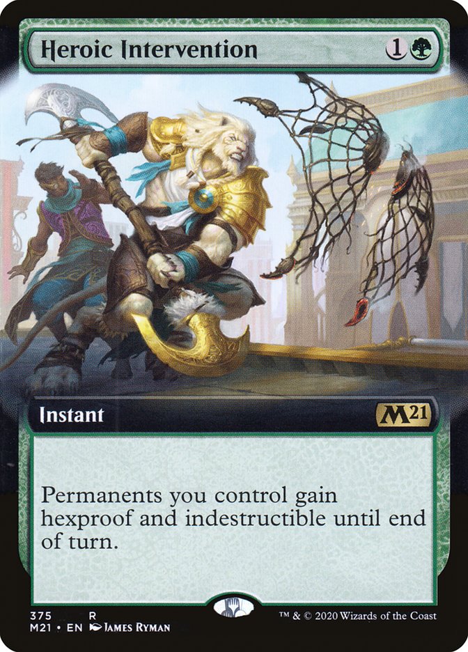 Heroic Intervention (Extended Art) [Core Set 2021] | Odin's Place