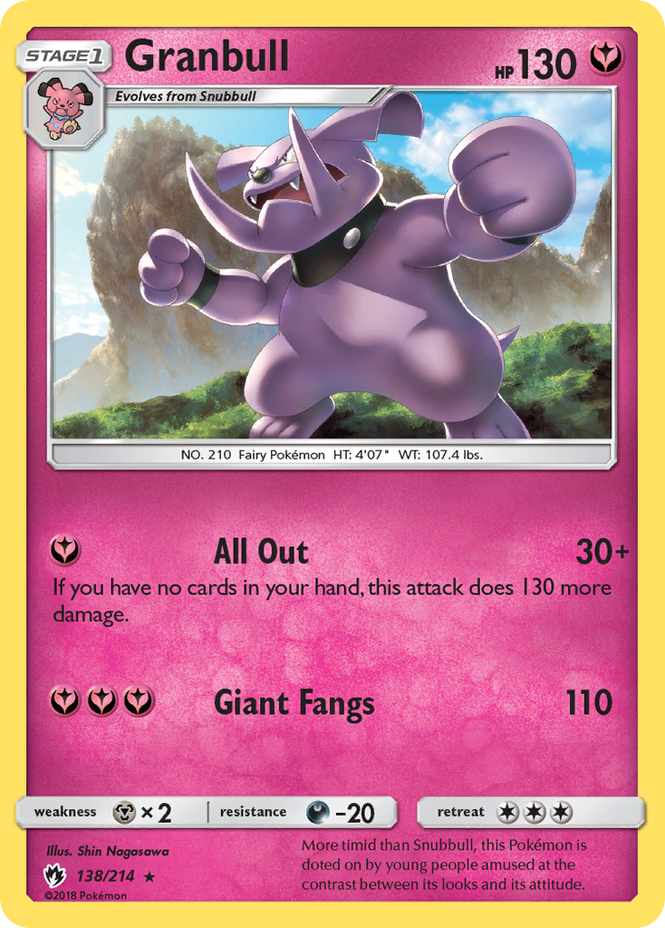 Granbull (138/214) [Sun & Moon: Lost Thunder] | Odin's Place