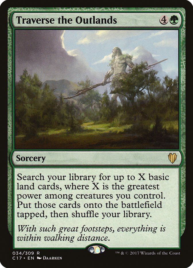 Traverse the Outlands (34) [Commander 2017] | Odin's Place