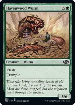 Havenwood Wurm [Jumpstart 2022] | Odin's Place