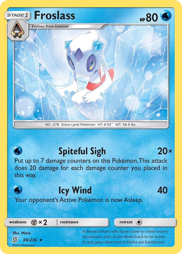 Froslass (38/236) (Theme Deck Exclusive) [Sun & Moon: Unified Minds] | Odin's Place