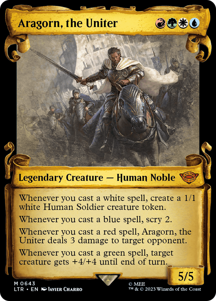 Aragorn, the Uniter [The Lord of the Rings: Tales of Middle-Earth Showcase Scrolls] | Odin's Place