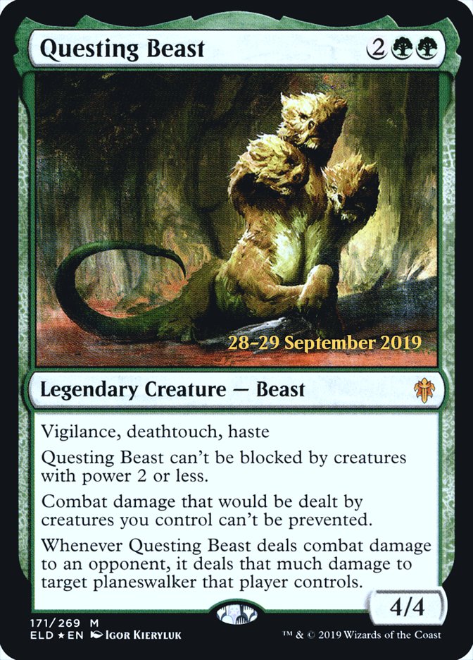 Questing Beast [Throne of Eldraine Prerelease Promos] | Odin's Place