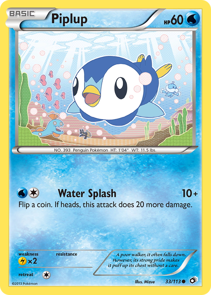 Piplup (33/113) [Black & White: Legendary Treasures] | Odin's Place