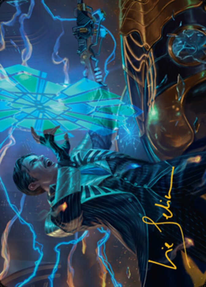 Brokers Veteran Art Card (Gold-Stamped Signature) [Streets of New Capenna Art Series] | Odin's Place