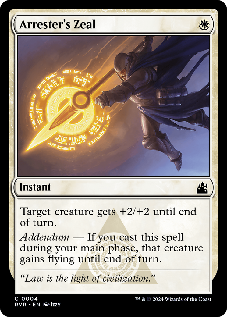 Arrester's Zeal [Ravnica Remastered] | Odin's Place