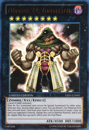 Number 22: Zombiestein [YZ03-EN001] Ultra Rare | Odin's Place