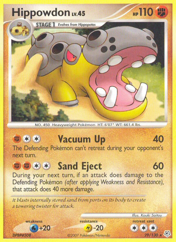 Hippowdon (29/130) [Diamond & Pearl: Base Set] | Odin's Place