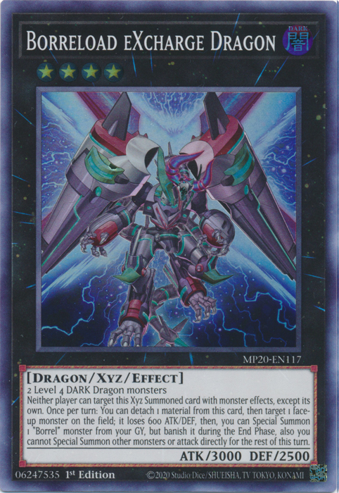Borreload eXcharge Dragon [MP20-EN117] Super Rare | Odin's Place