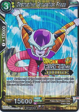 Destructive Occupation Frieza (BT2-104) [Judge Promotion Cards] | Odin's Place