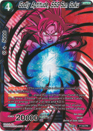 Godly Aptitude, SSG Son Goku (P-164) [Promotion Cards] | Odin's Place