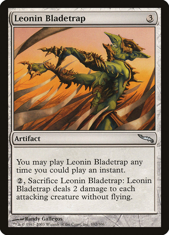 Leonin Bladetrap (192) [Mirrodin] | Odin's Place