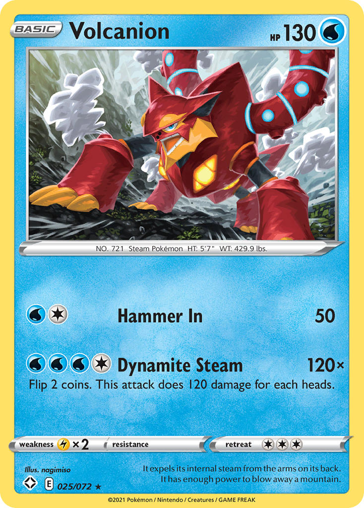 Volcanion (025/072) [Sword & Shield: Shining Fates] | Odin's Place