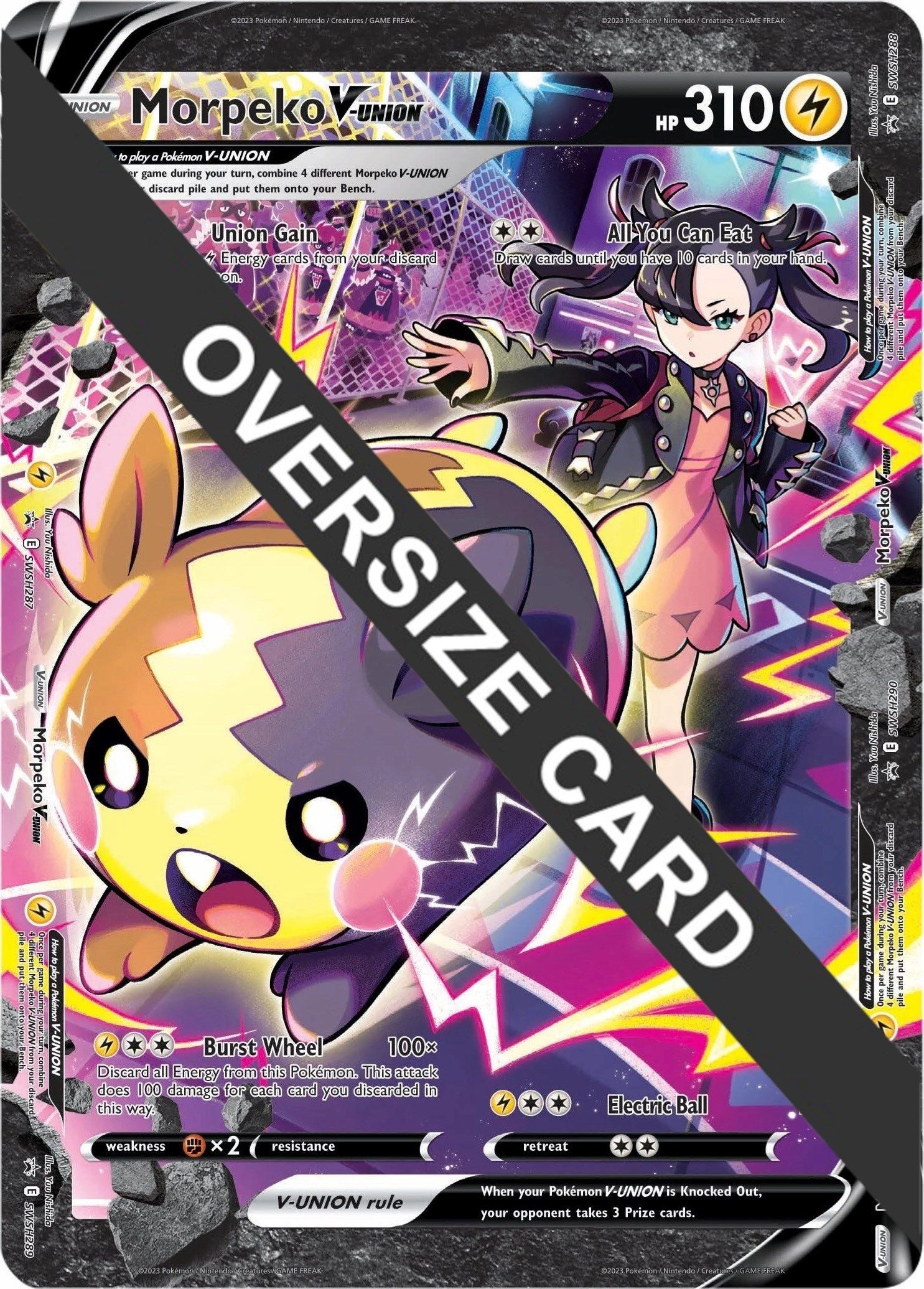Morpeko V-UNION (SWSH287-290) (Jumbo Card) [Sword & Shield: Black Star Promos] | Odin's Place