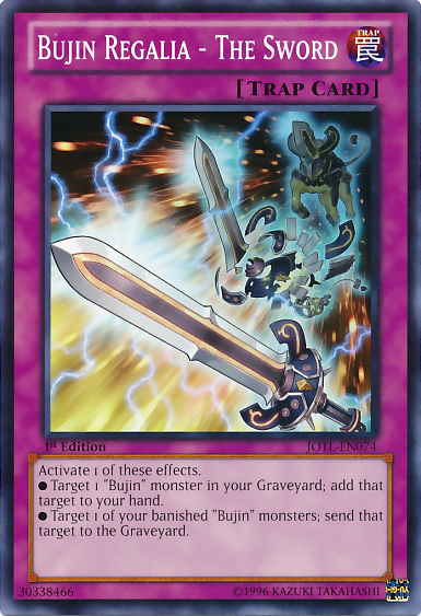 Bujin Regalia - The Sword [JOTL-EN074] Common | Odin's Place