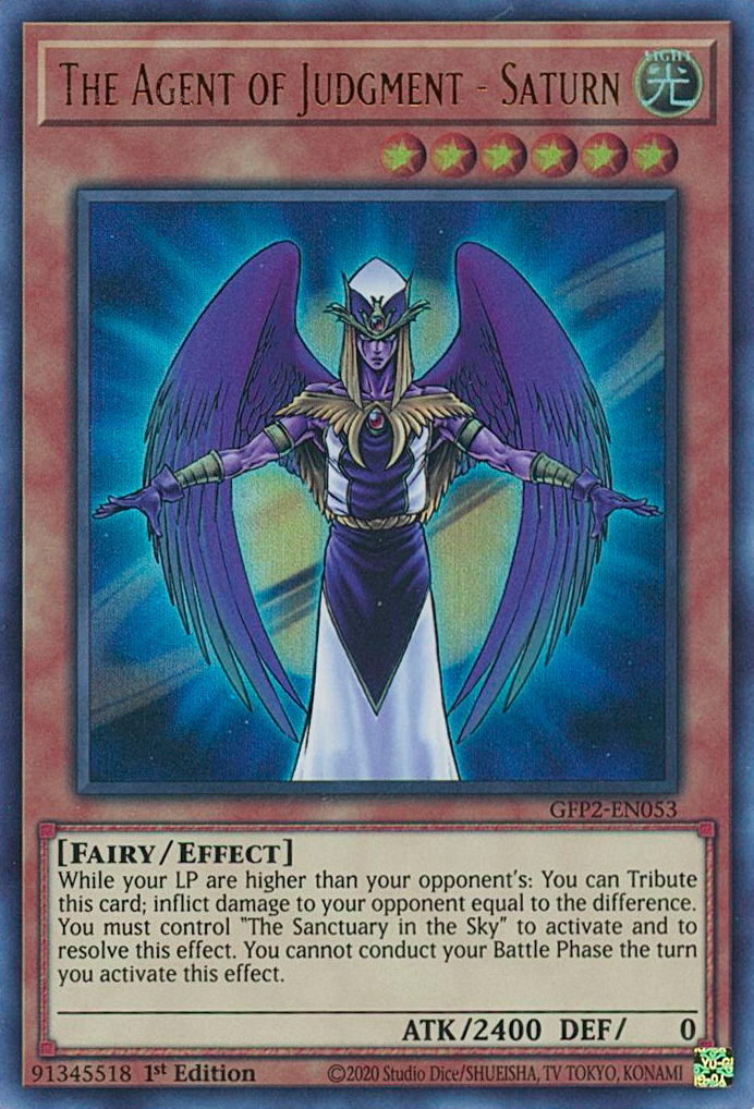 The Agent of Judgment - Saturn [GFP2-EN053] Ultra Rare | Odin's Place