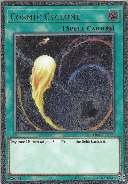 Cosmic Cyclone [OP07-EN003] Ultimate Rare | Odin's Place