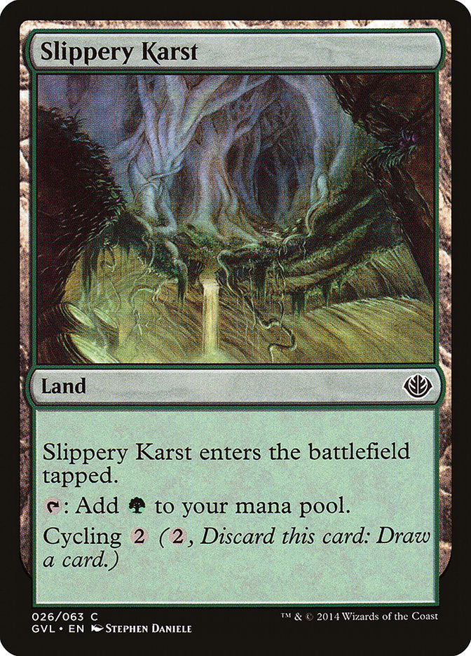 Slippery Karst (26) (Garruk vs. Liliana) [Duel Decks Anthology] | Odin's Place