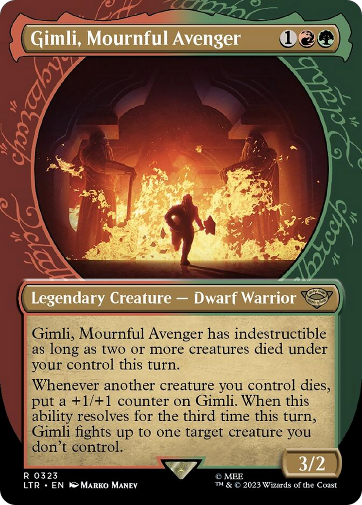Gimli, Mournful Avenger (Showcase Ring Frame) [The Lord of the Rings: Tales of Middle-Earth] | Odin's Place