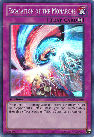 Escalation of the Monarchs [PRIO-EN089] Super Rare | Odin's Place