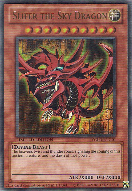 Slifer the Sky Dragon [YGLD-ENG01] Ultra Rare | Odin's Place