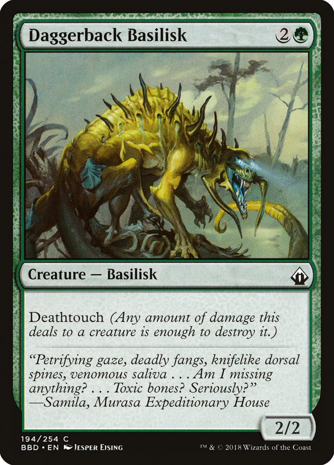 Daggerback Basilisk (194) [Battlebond] | Odin's Place