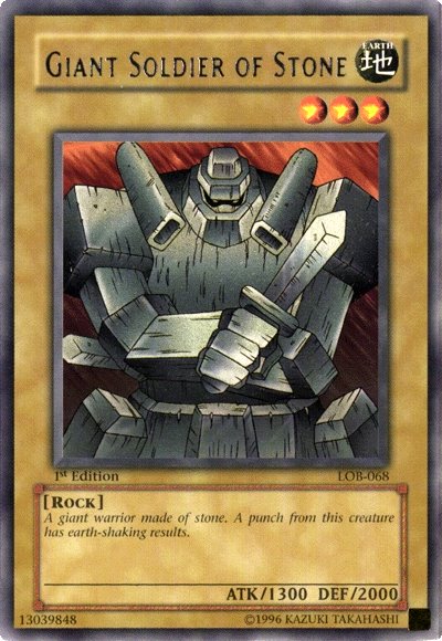 Giant Soldier of Stone [LOB-068] Rare | Odin's Place